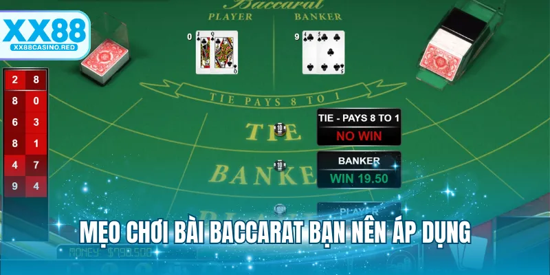 Mẹo chơi bài baccarat bạn nên áp dụng